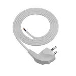 PP-50/1,5M/3X1/OMY ŻO Przewód przyłączeniowy z wtyczką kątowa UniSCHUKO; 3x1; OMY żo; 1,5m; biały