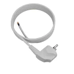 PP-50/3M/3X1/OMY ŻO Przewód przyłączeniowy z wtyczką kątowa UniSCHUKO; 3x1; OMY żo; 3m; biały