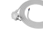 PP-50/1M/3X1,5/OMY ŻO Przewód przyłączeniowy z wtyczką kątowa UniSCHUKO; 3x1,5; OMY żo; 1m; biały