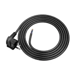 PP-50/1,5M/3X1,5/OMY ŻO Przewód przyłączeniowy z wtyczką kątowa UniSCHUKO; 3x1,5; OMY żo; 1,5m; czarny