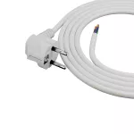 PP-50/2M/3X1,5/OMY ŻO Przewód przyłączeniowy z wtyczką kątowa UniSCHUKO; 3x1,5; OMY żo; 2m; biały