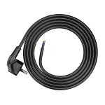 PP-50/2M/3X1,5/OMY ŻO Przewód przyłączeniowy z wtyczką kątowa UniSCHUKO; 3x1,5; OMY żo; 2m; czarny