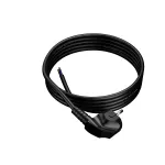 PP-50/3M/3X1,5/OMY ŻO Przewód przyłączeniowy z wtyczką kątowa UniSCHUKO; 3x1,5; OMY żo; 3m; czarny