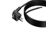 PP-50/3M/3X1,5/OMY ŻO Przewód przyłączeniowy z wtyczką kątowa UniSCHUKO; 3x1,5; OMY żo; 3m; czarny