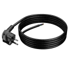 PP-50/4M/3X1,5/OMY ŻO Przewód przyłączeniowy z wtyczką kątowa UniSCHUKO; 3x1,5; OMY żo; 4m; czarny