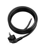 PP-50/5M/3X1,5/OMY ŻO Przewód przyłączeniowy z wtyczką kątowa UniSCHUKO; 3x1,5; OMY żo; 5m; czarny