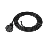 PP-21/2M/2X1,5/H05RR Przewód przyłączeniowy z wtyczką prostą IP20; 2x1,5; H05RR; 2m; czarny