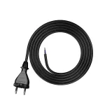 PP-21/2M/2X1,5/H05RR Przewód przyłączeniowy z wtyczką prostą IP20; 2x1,5; H05RR; 2m; czarny