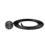 PP-21/2M/2X1,5/H05RR Przewód przyłączeniowy z wtyczką prostą IP20; 2x1,5; H05RR; 2m; czarny