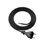 PP-21/2M/2X1,5/H05RR Przewód przyłączeniowy z wtyczką prostą IP20; 2x1,5; H05RR; 2m; czarny