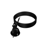 PP-21/4,5M/2X1,5/H05RR Przewód przyłączeniowy z wtyczką prostą IP20; 2x1,5; H05RR; 4,5m; czarny