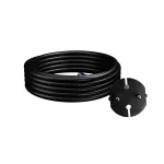 PP-21/5M/2X1,5/H05RR Przewód przyłączeniowy z wtyczką prostą IP20; 2x1,5; H05RR; 5m; czarny