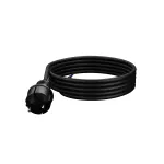 PP-40H/3M/2X1,5/H07RN Przewód przyłączeniowy z wtyczką prostą IP44; 2x1,5; H07RN-F; 3m; czarny