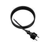 PP-40H/4M/2X1,5/H07RN Przewód przyłączeniowy z wtyczką prostą IP44; 2x1,5; H07RN-F; 4m; czarny