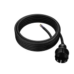 PP-40H/5M/2X1,5/H07RN Przewód przyłączeniowy z wtyczką prostą IP44; 2x1,5; H07RN-F; 5m; czarny
