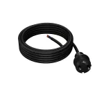 PP-40H/4,5M/3X1,5/H07RN Przewód przyłączeniowy z wtyczką prostą IP44; 3x1,5; H07RN-F; 4,5m; czarny