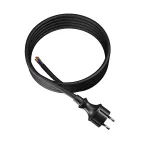 PP-40H/4M/3X2,5/H07RN Przewód przyłączeniowy z wtyczką prostą IP44; 3x2,5; H07RN-F; 4m; czarny