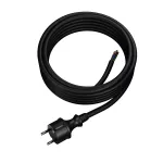 PP-40H/5M/3X2,5/H07RN Przewód przyłączeniowy z wtyczką prostą IP44; 3x2,5; H07RN-F; 5m; czarny