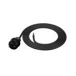 PP-40H/1,5M/2X1,5/H07RN Przewód przyłączeniowy z wtyczką prostą IP44; 2x1,5; H07RN-F; 1,5m; czarny