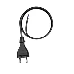PP-21/4M/2X1/H07RN-F Przewód przyłączeniowy z wtyczką prostą IP20; H07RN-F; 4m; czarny