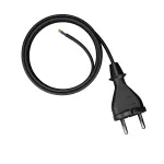 PP-21/5M/2X1/H07RN-F Przewód przyłączeniowy z wtyczką prostą IP20; H07RN-F; 5m; czarny