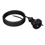 PP-21/5M/2X1/H07RN-F Przewód przyłączeniowy z wtyczką prostą IP20; H07RN-F; 5m; czarny