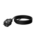 PP-40H/3M/3X1/H05RR Przewód przyłączeniowy z wtyczką prostą IP44; 3x1,0; H05RR; 3m; czarny
