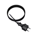 PP-40H/4M/3X1/H05RR Przewód przyłączeniowy z wtyczką prostą IP44; 3x1,0; H05RR; 4m; czarny