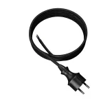 PP-40H/3M/3X1,5/H05RR Przewód przyłączeniowy z wtyczką prostą IP44; 3x1,5; H05RR; 3m; czarny