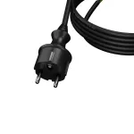 PP-40H/3M/3X1,5/H05RR Przewód przyłączeniowy z wtyczką prostą IP44; 3x1,5; H05RR; 3m; czarny
