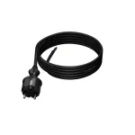 PP-40H/3M/3X1,5/H05RR Przewód przyłączeniowy z wtyczką prostą IP44; 3x1,5; H05RR; 3m; czarny
