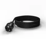 PP-40H/4M/3X1,5/H05RR Przewód przyłączeniowy z wtyczką prostą IP44; 3x1,5; H05RR; 4m; czarny
