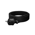 PP-40H/5M/3X1,5/H05RR Przewód przyłączeniowy z wtyczką prostą IP44; 3x1,5; H05RR; 5m; czarny