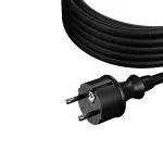PP-40H/4,5M/3X2,5/H05RR Przewód przyłączeniowy z wtyczką prostą IP44; 3x2,5; H05RR; 4,5m; czarny