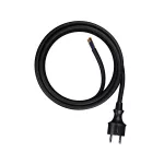 PP-40H/5M/3X2,5/H05RR Przewód przyłączeniowy z wtyczką prostą IP44; 3x2,5; H05RR; 5m; czarny