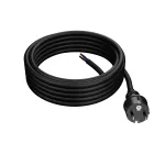 PP-40H/5M/3X2,5/H05RR Przewód przyłączeniowy z wtyczką prostą IP44; 3x2,5; H05RR; 5m; czarny