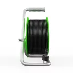 PB-ST/D/40M/3X1,5/H05VV-F Przedłużacz bębnowy STANDARD LINE, 4x2p+Z, 16A, 3680W, H05VV-F, 3x1,5; 40m; czarny