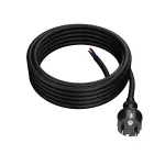 PP-40H/10M/3X2,5/H05RR Przewód przyłączeniowy z wtyczką prostą IP44; 3x2,5; H05RR; 10m; czarny