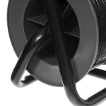 PB-HOME/10M/3X1/H03VV-F Przedłużacz bębnowy domowy HOME LINE IP20 4x2p+Z, 10A,H03VV-F; 3X1; 10m; czarny