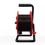 PB-PRO/S/15M/3X1,5/H05RR-F Przedłużacz bębnowy PROFESSIONAL LINE; 4x2p+Z; IP44; 10A; H05RR-F; 3x1,5; 15m; czarny