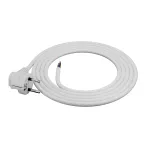 PP-50/1,8M/3X1,5/OMY ŻO Przewód przyłączeniowy z wtyczką kątowa UniSCHUKO; 3x1,5; OMY żo; 1,8m; CZARNY