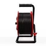 PB-PRO/D/50M/3X2,5/H05RR-F Przedłużacz bębnowy PROFESSIONAL LINE; 4x2p+Z; IP44; 16A; H05RR-F; 3x2,5; 50m; czarny
