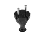 WT-2 Wtyczka rozbieralna, prosta 2p; 10A;230V; WT-2; czarna