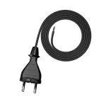 PP-21/1,5M/2X1/H05VV-F Przewód przyłączeniowy z wtyczką prostą IP20; 2x1; H05VV-F; 1,5m; czarny