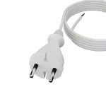 PP-21/3M/2X1/H05VV-F Przewód przyłączeniowy z wtyczką prostą IP20; 2x1; H05VV-F; 3m; biały