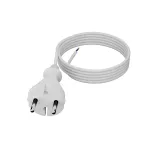 PP-21/4M/2X1/H05VV-F Przewód przyłączeniowy z wtyczką prostą IP20; 2x1; H05VV-F; 4m; biały