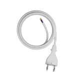 PP-21/5M/2X1/H05VV-F Przewód przyłączeniowy z wtyczką prostą IP20; 2x1; H05VV-F; 5m; biały