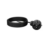 PP-21/5M/2X1/H05VV-F Przewód przyłączeniowy z wtyczką prostą IP20; 2x1; H05VV-F; 5m; czarny