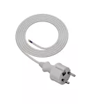 PP-40H/1,5M/3X1,0/H05VV-F Przewód przyłączeniowy z wtyczką prostą IP44; 3x1; H05VV-F; 1,5m; biały
