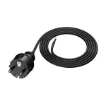 PP-40H/1,5M/3X1,0/H05VV-F Przewód przyłączeniowy z wtyczką prostą IP44; 3x1; H05VV-F; 1,5m; czarny